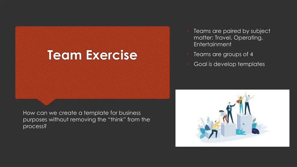 teams are paired by subject matter travel
