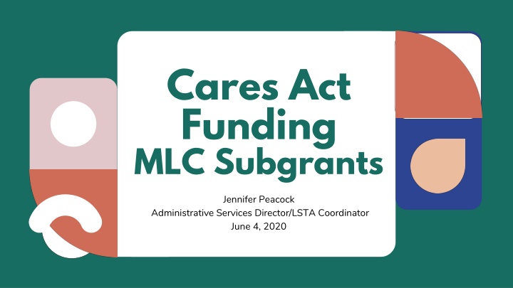 cares act funding mlc subgrants