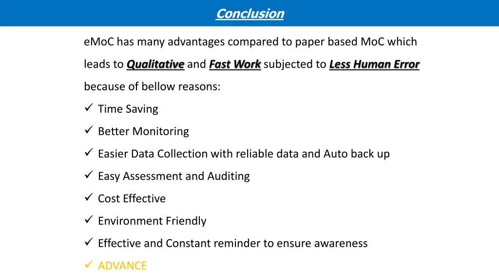 conclusion