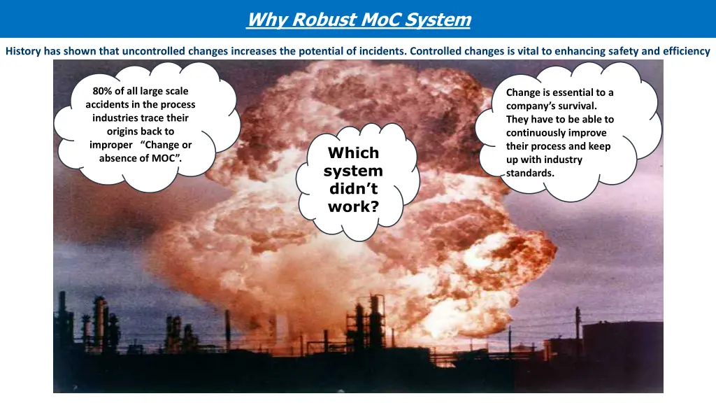 why robust moc system