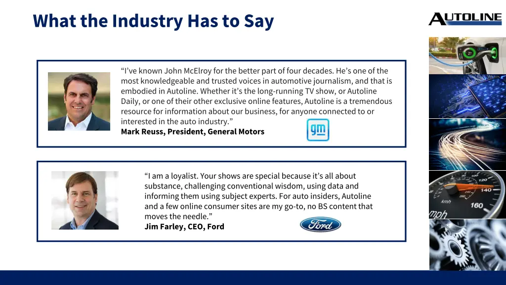 what the industry has to say