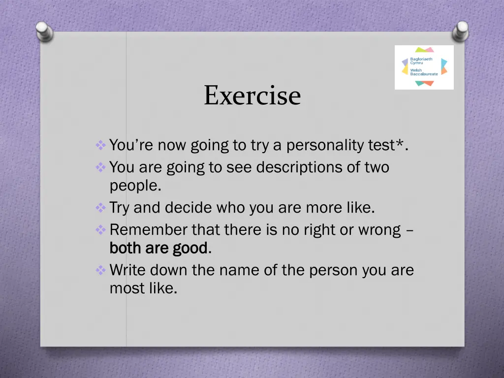 exercise