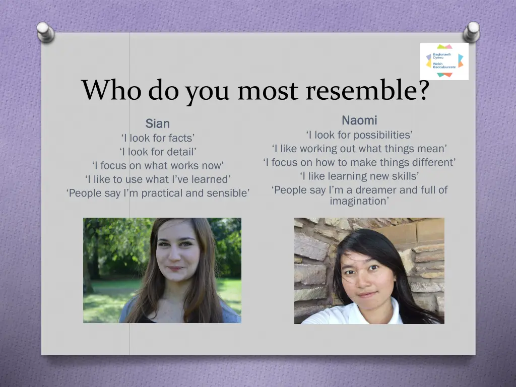 who do you most resemble 1