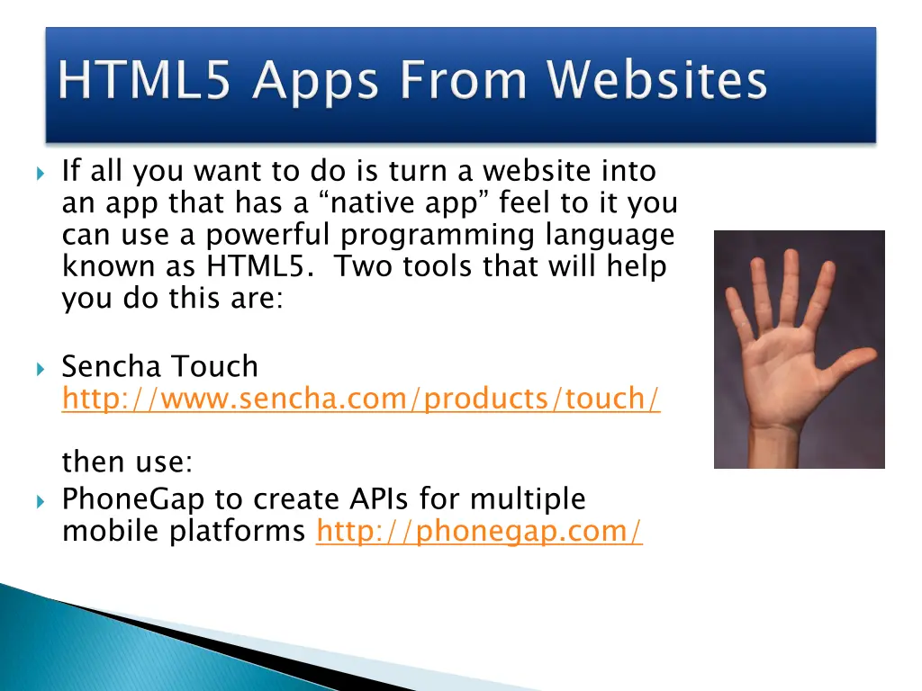 if all you want to do is turn a website into
