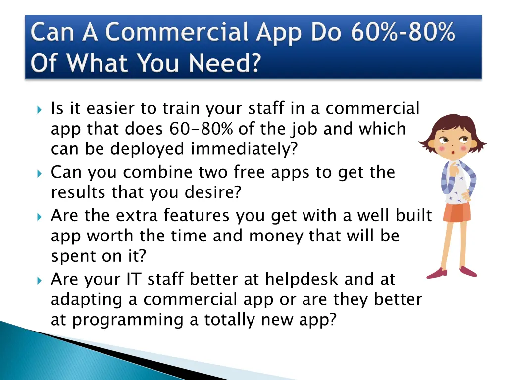 is it easier to train your staff in a commercial