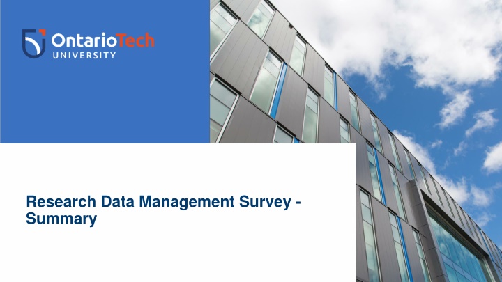 research data management survey summary