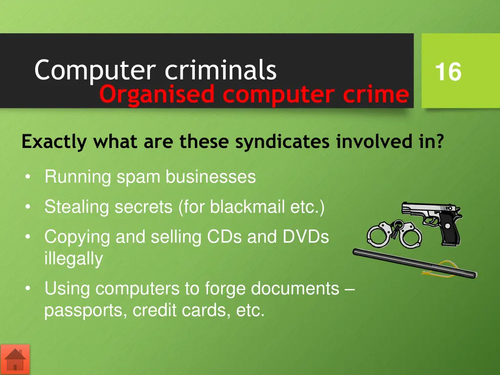 computer criminals organised computer crime