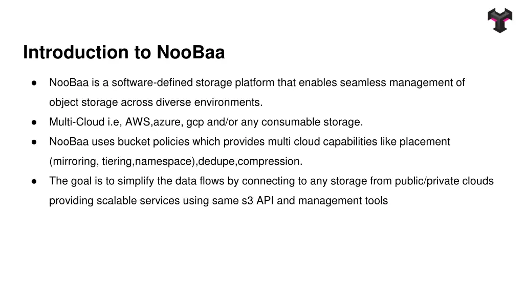 introduction to noobaa