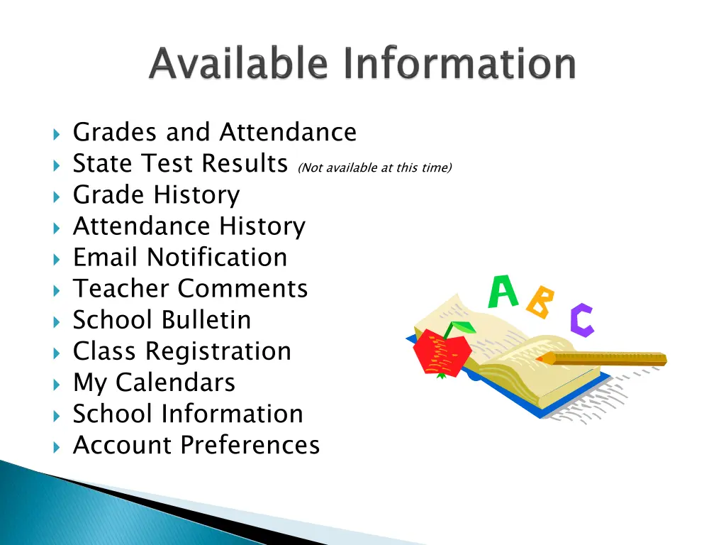 grades and attendance state test results