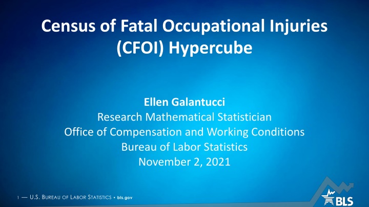 census of fatal occupational injuries cfoi
