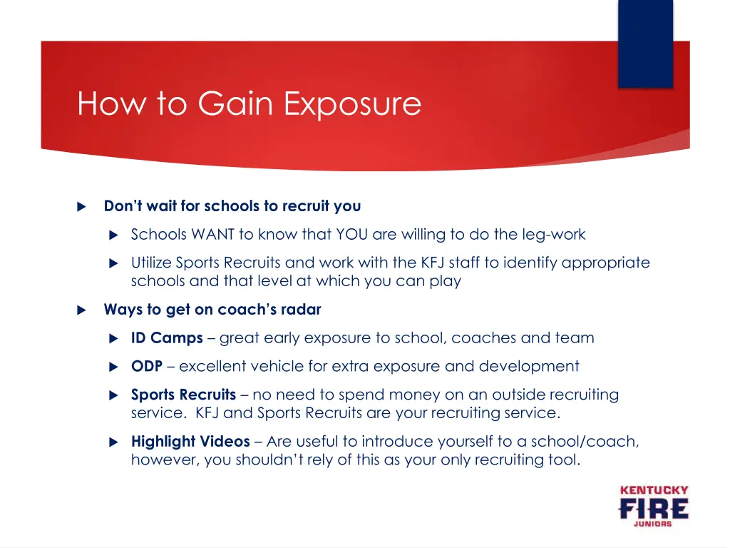 how to gain exposure