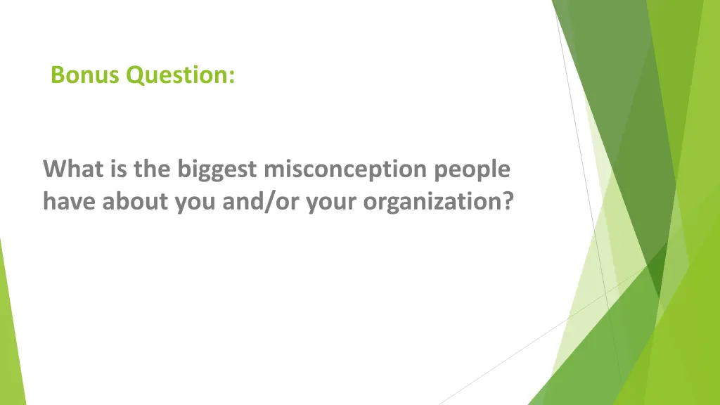 bonus question
