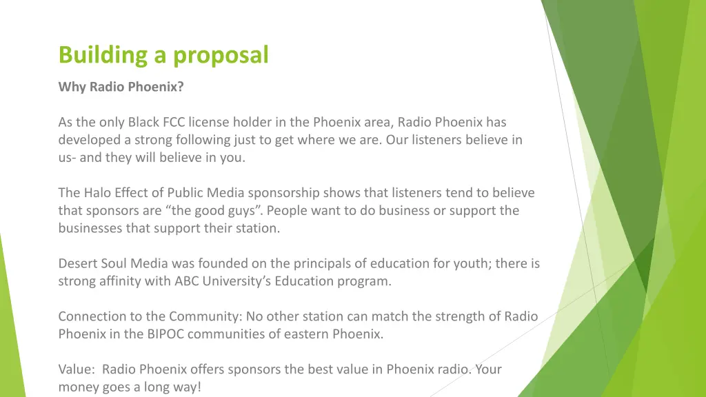 building a proposal 2
