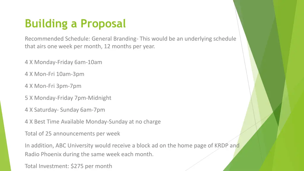 building a proposal 4
