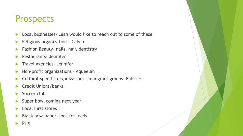 prospects 1