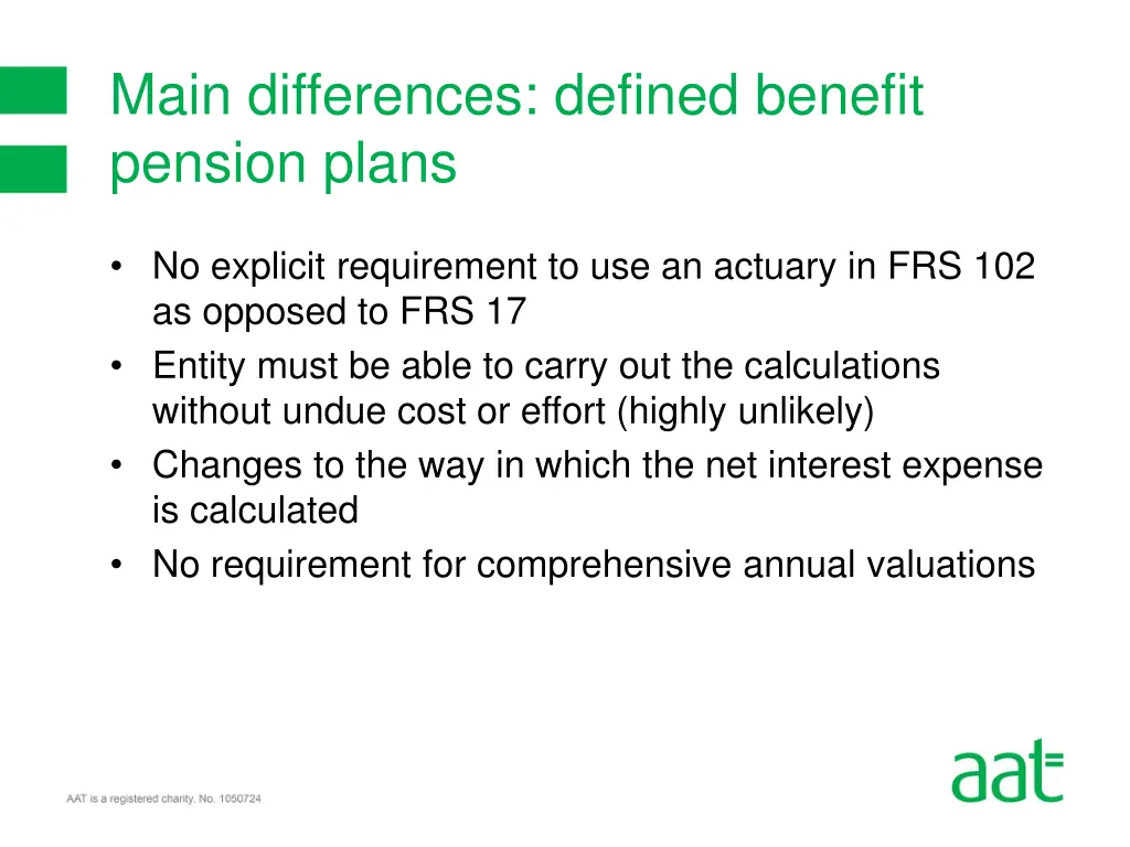 main differences defined benefit pension plans