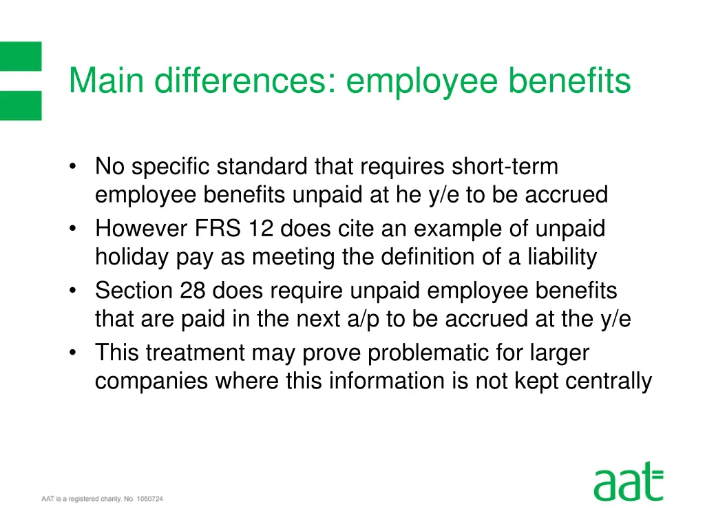 main differences employee benefits