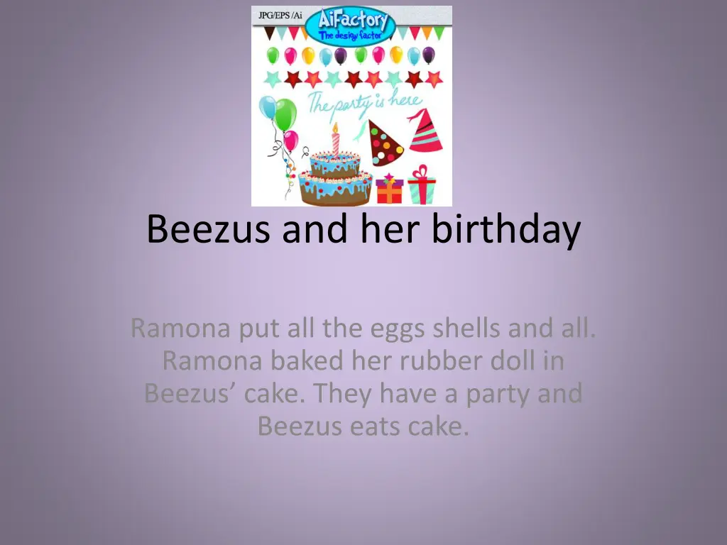 beezus and her birthday