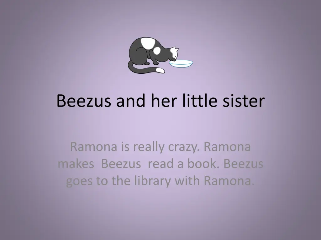 beezus and her little sister