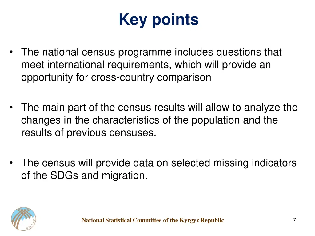 key points