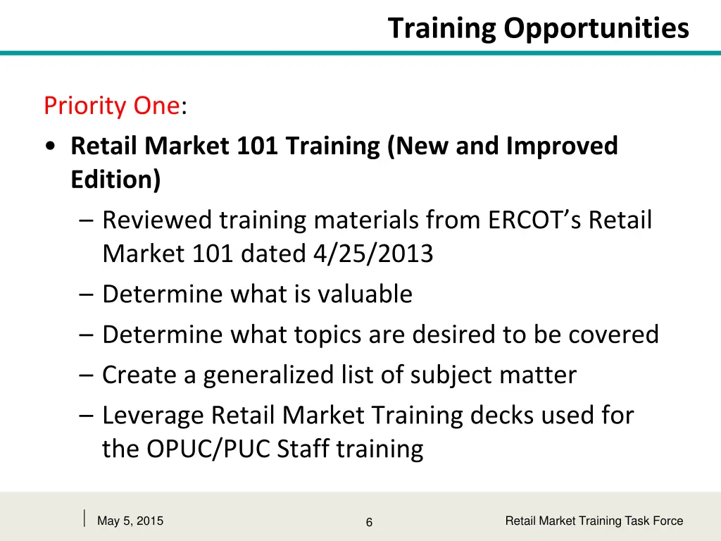 training opportunities 1
