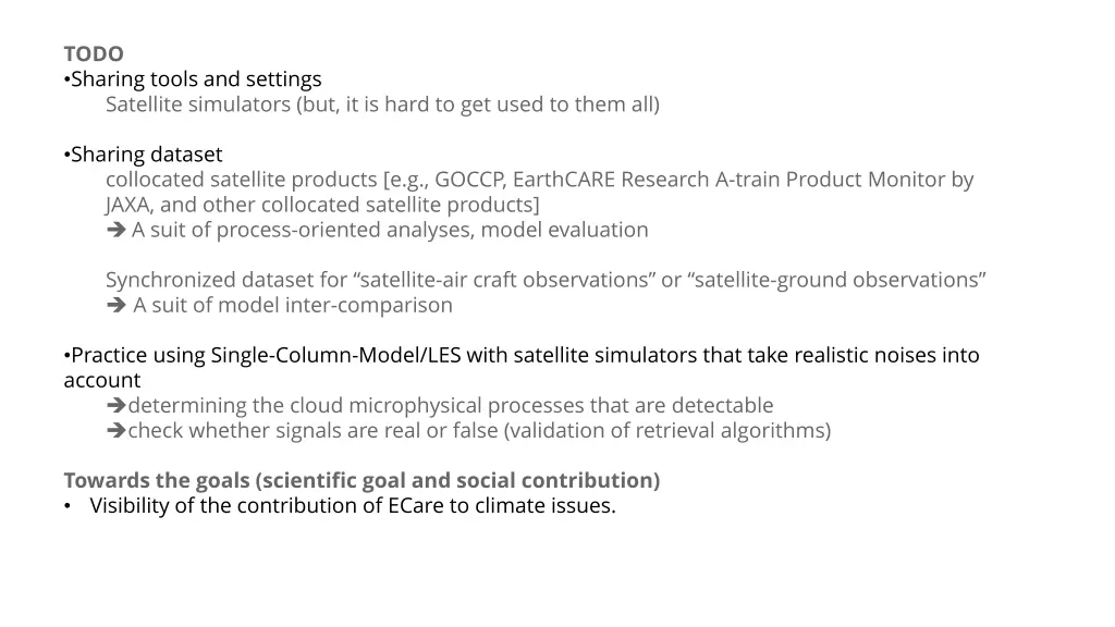 todo sharing tools and settings satellite