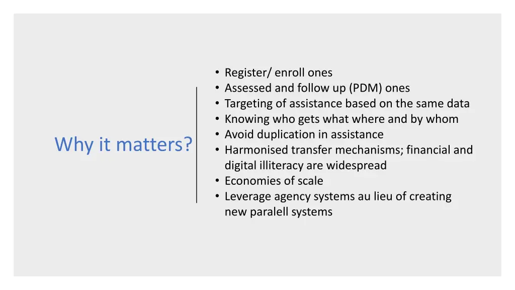 register enroll ones assessed and follow