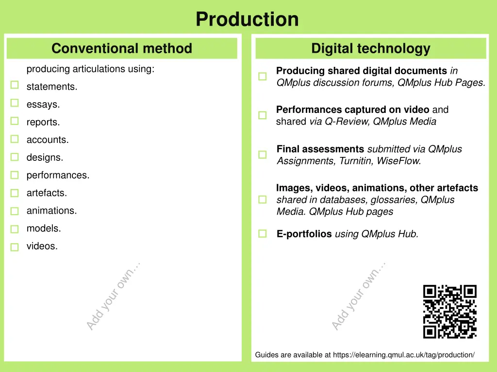 production 1