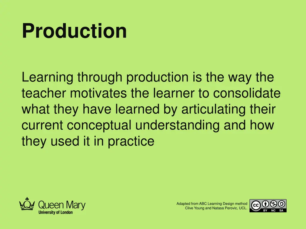 production