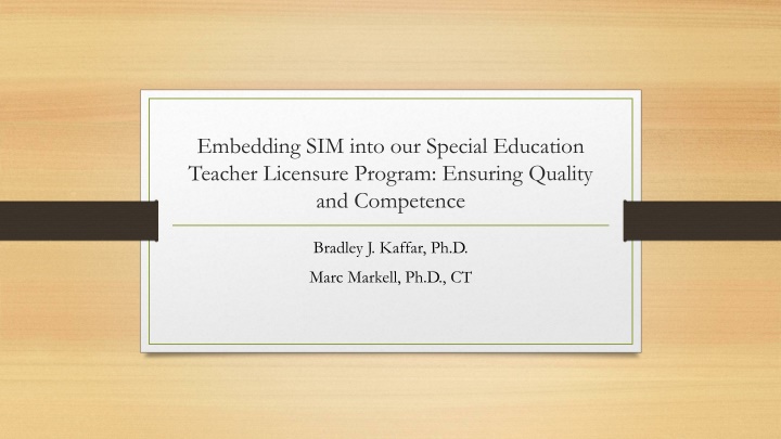 embedding sim into our special education teacher