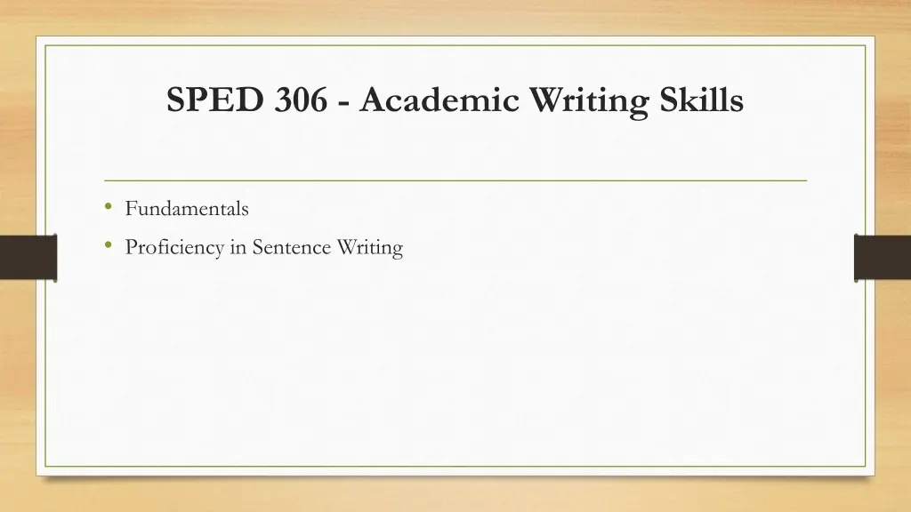 sped 306 academic writing skills 1