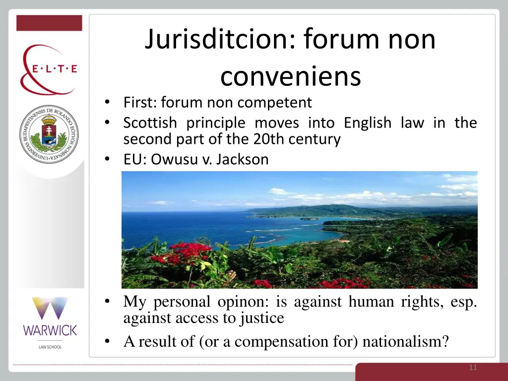 jurisditcion forum non conveniens first forum