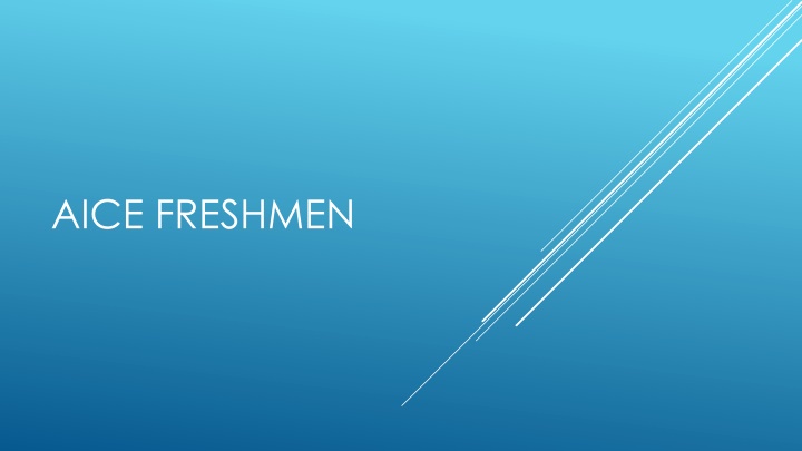 aice freshmen