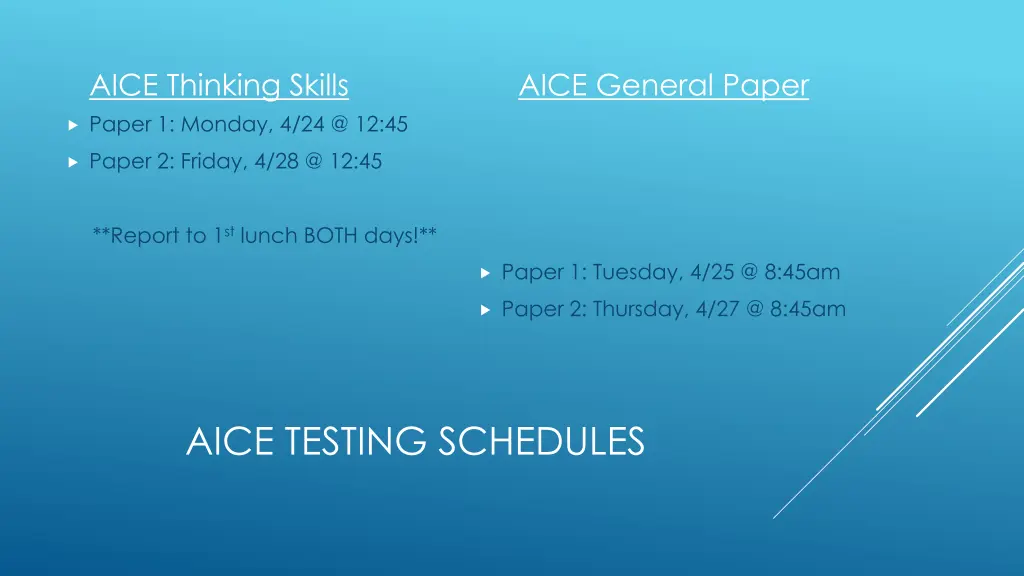 aice thinking skills paper 1 monday 4 24 @ 12 45