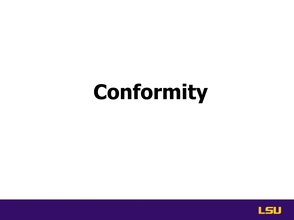 conformity 1