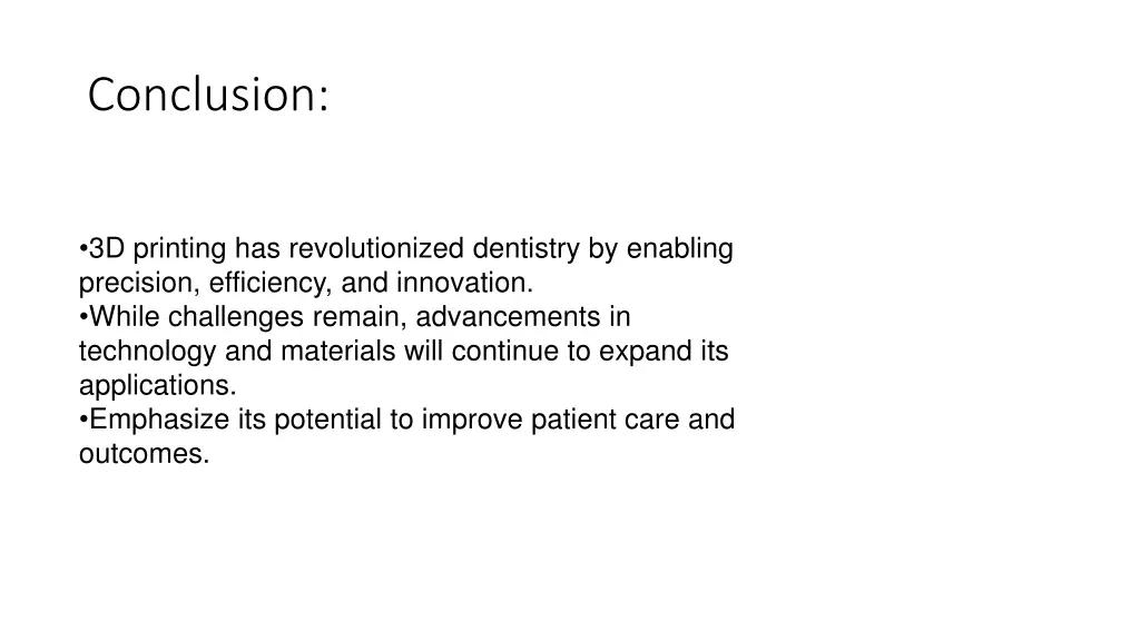 conclusion