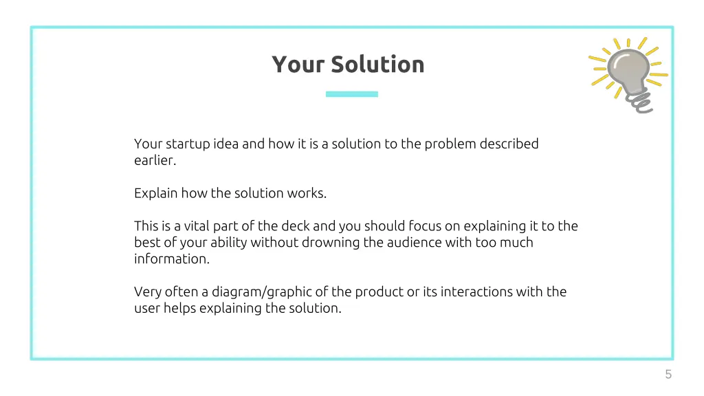 your solution