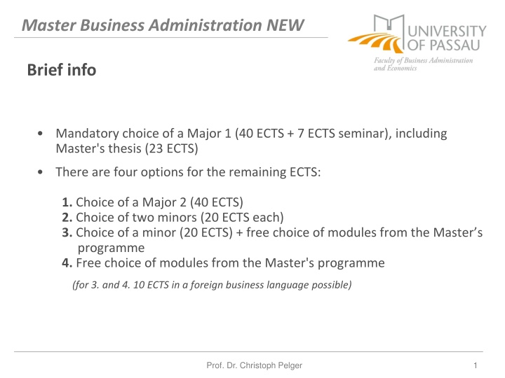 master business administration new