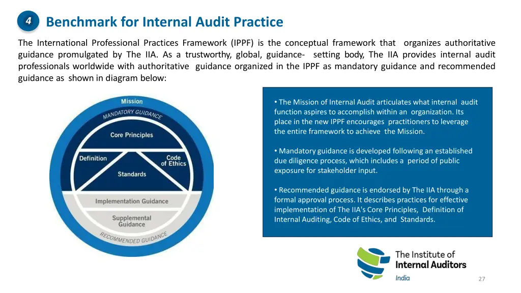 benchmark for internal audit practice
