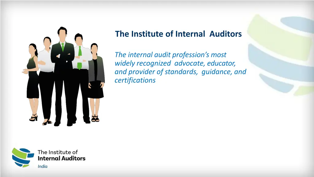the institute of internal auditors