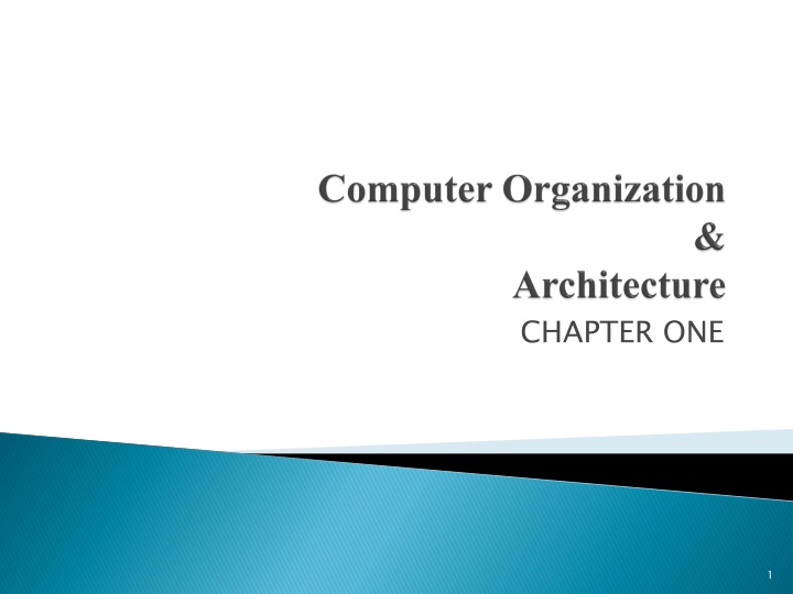 chapter one