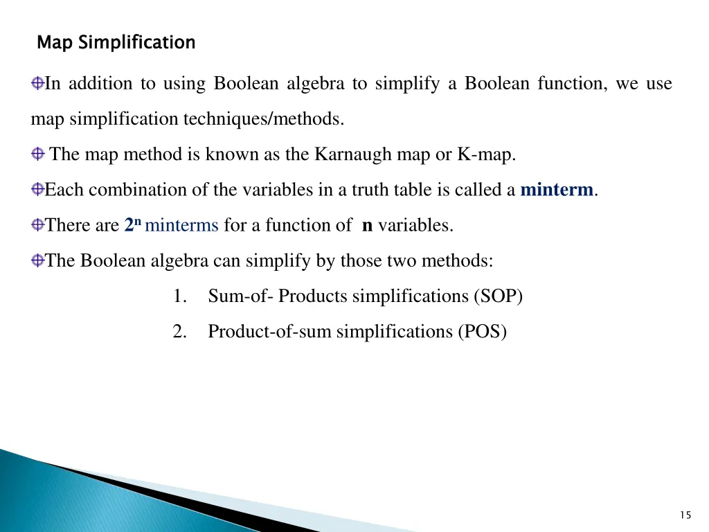 map simplification