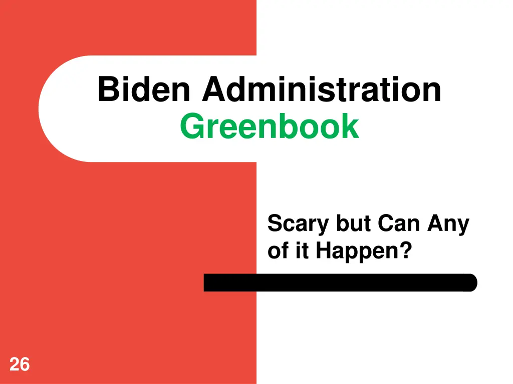 biden administration greenbook