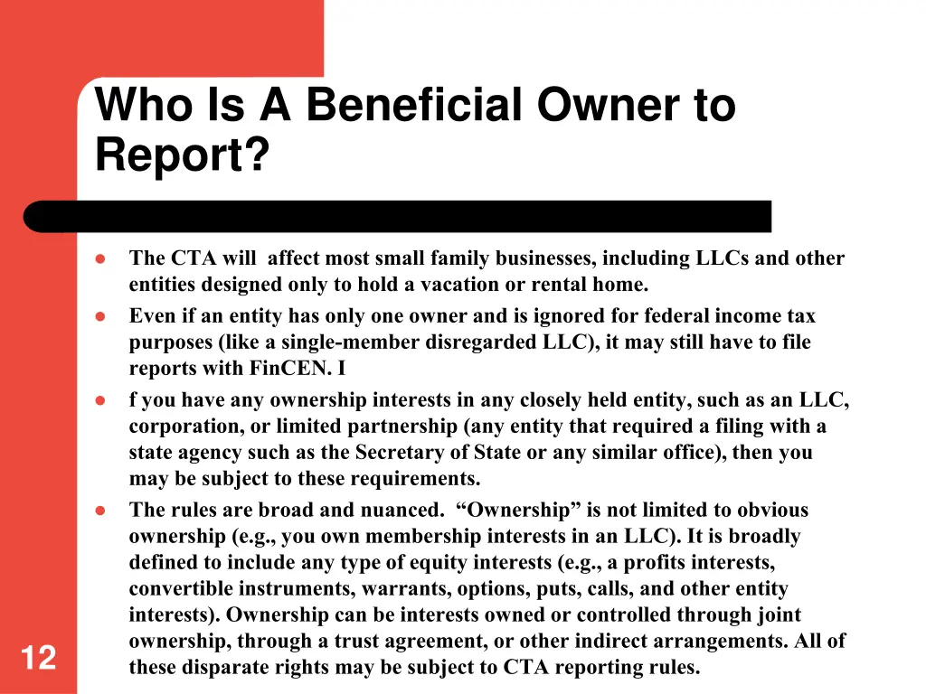 who is a beneficial owner to report