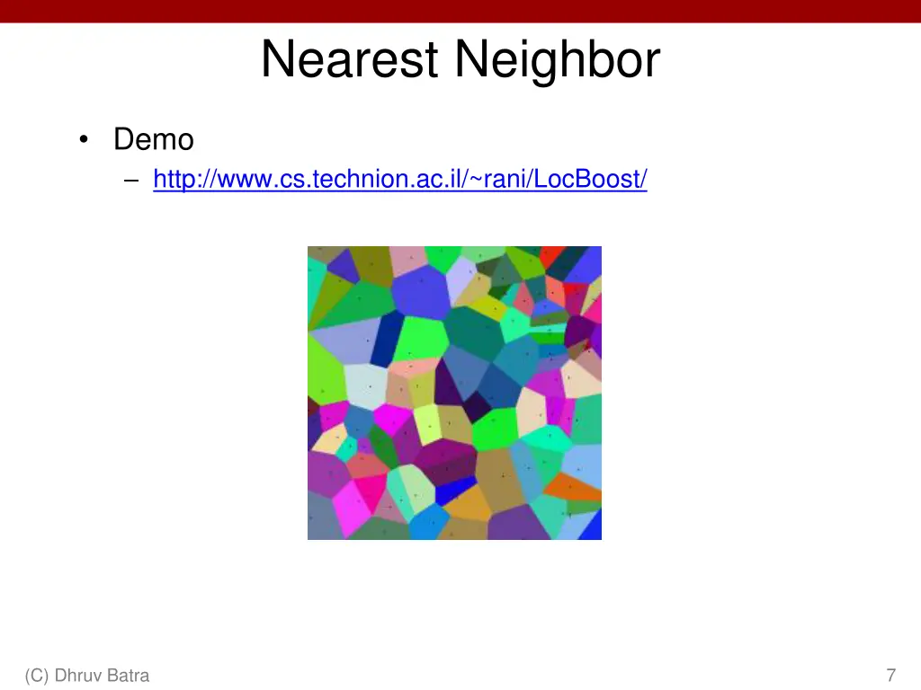 nearest neighbor