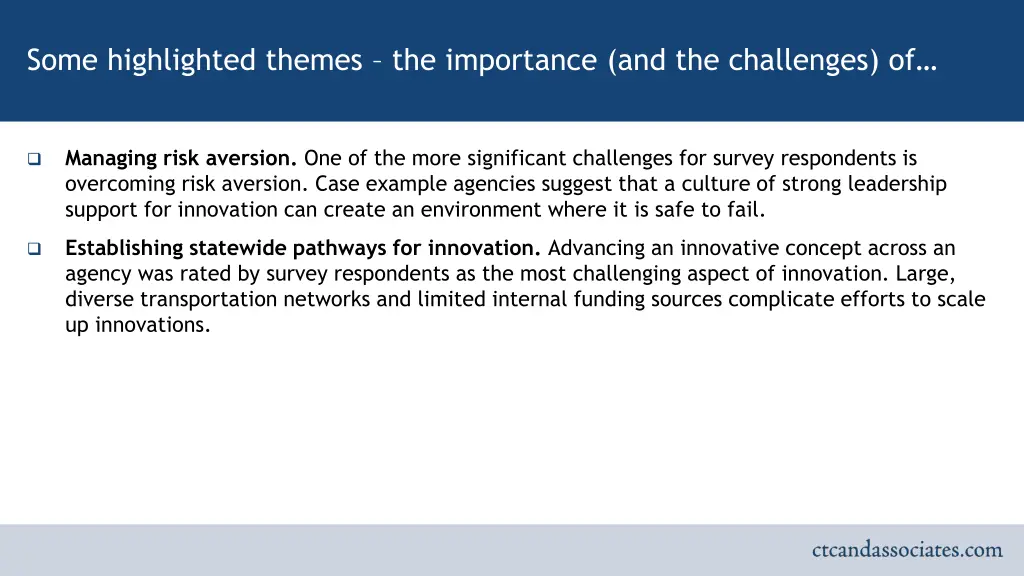 some highlighted themes the importance 1