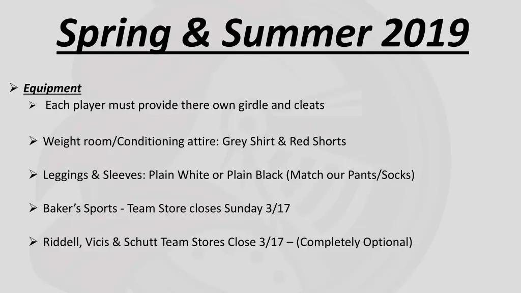 spring summer 2019