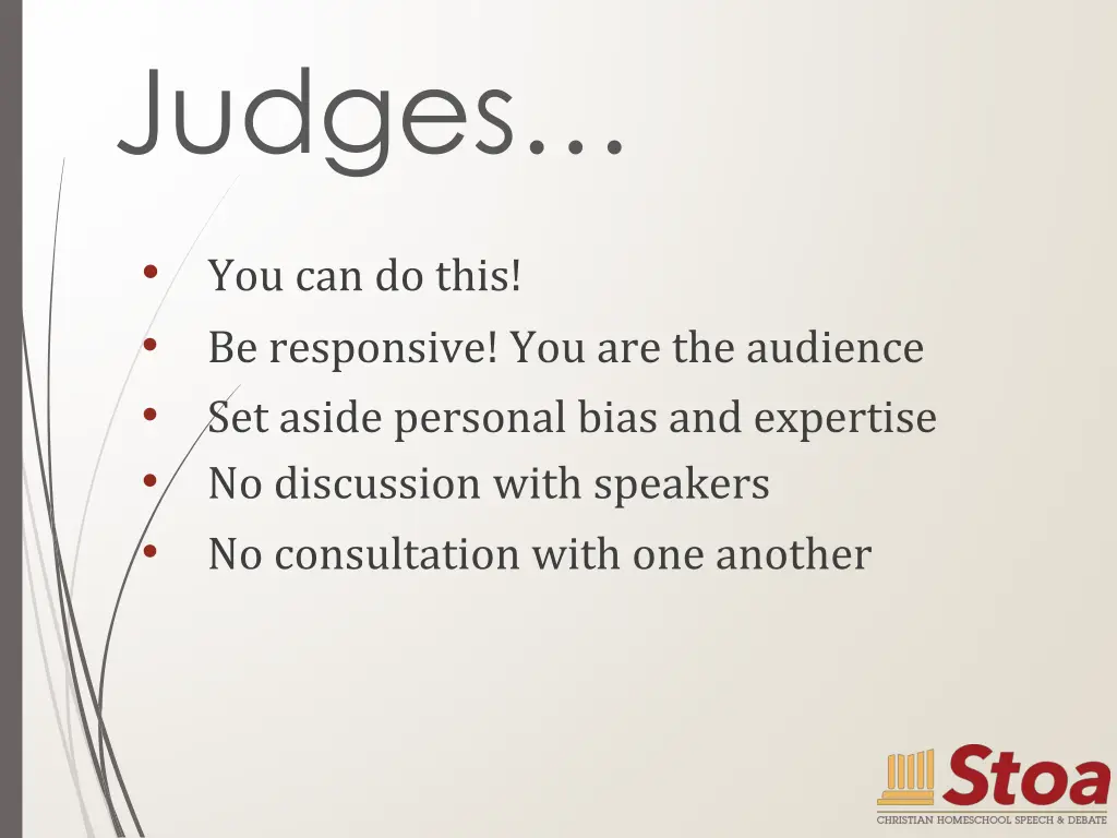 judges