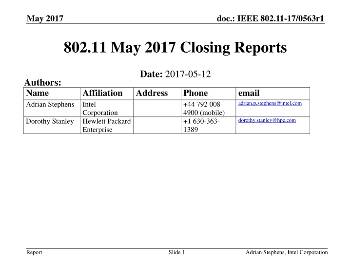 may 2017