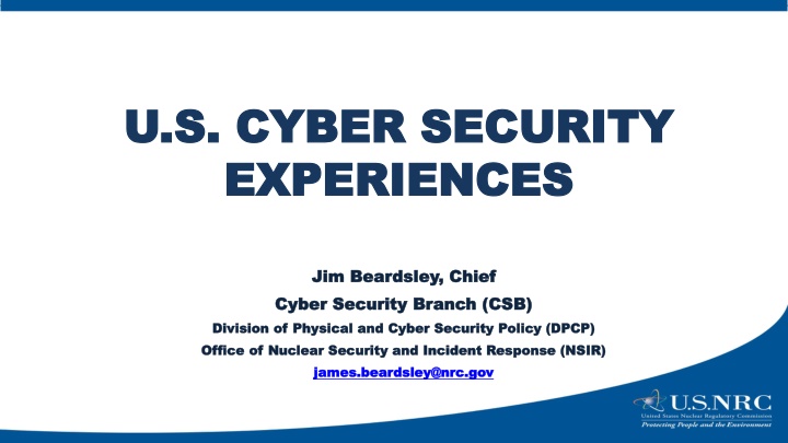 u s cyber security u s cyber security experiences